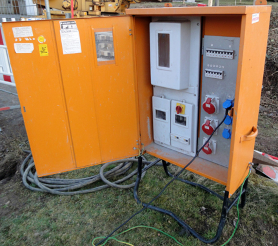 Baustromkasten bei Elektro Gräfe Erfurt in Erfurt