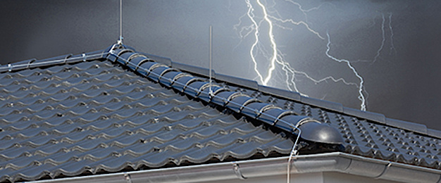 Äußerer Blitzschutz bei Elektro Gräfe Erfurt in Erfurt