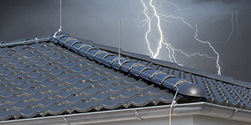 Äußerer Blitzschutz bei Elektro Gräfe Erfurt in Erfurt